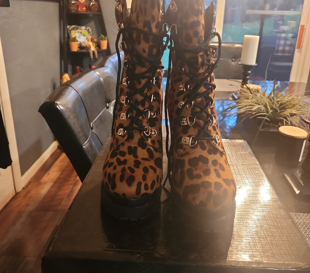 Cape Robbin Brown and Black Combat Moto Boots